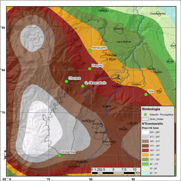 Precipitación anual estimada por MIT-Q